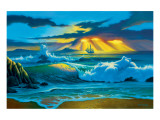 Fanta-Sea Premium Giclee Print by Jim Warren