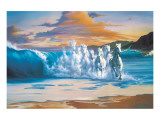 The Wave Giclee Print by Jim Warren