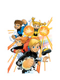 Power Pack 1 Cover: Zero-G, Lightspeed, Mass Master and Energizer Posters by Gurihiru Unknown