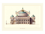 Paris, Opera Garnier Lámina giclée por Libero Patrignani Paris, Opera Garnier Lámina giclée por Libero Patrignani