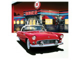 Ford Thunderbird '55 Premium Giclee Print by Graham Reynolds