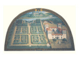 Giusto Utens - Villa dell'Ambrogiana - Birinci Sınıf Giclee Baskı