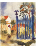 Country House Giclee Print by Auguste Macke
