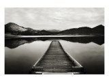 Emigrant Lake Dock I in Black and White reproduction procédé giclée par Shane Settle