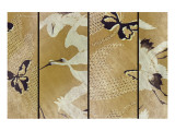 White Crane Screen Giclee Print by Fai Ryble