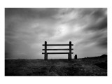 Bench and Clouds Giclée-Premiumdruck von Shane Settle