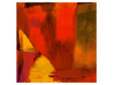 Triptych Red Wassily I Lámina giclée por Petro Mikelo Triptych Red Wassily I Lámina giclée por Petro Mikelo