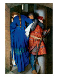 Meeting on Turret Stairs Premium Giclee Print by Frederick William Burton Meeting on Turret Stairs Premium Giclee Print by Frederick William Burton