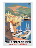 Villefranche Sur Mer Speciální digitálně vytištěná reprodukce