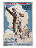 La Marseillaise Ensiluokkainen giclee-vedos tekijänä Jacques Carlu La Marseillaise Ensiluokkainen giclee-vedos tekijänä Jacques Carlu