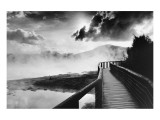 Path to Volcao, Rotorua, New Zealand Giclee Print