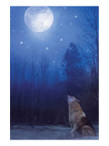 Lone Wolf - Signed Lámina giclée por Stephanie Laird Lone Wolf - Signed Lámina giclée por Stephanie Laird