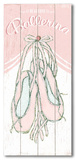 Ballerina Cartel de madera