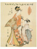 Courtesan Somenosuke of Matsubaya Giclee Print by Hosoda Eishi
