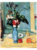 Le vase bleu reproduction procédé giclée par Paul Cézanne