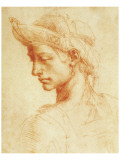 Drawing of a Woman Gicléetryck på högkvalitetspapper av Michelangelo Buonarroti Drawing of a Woman Gicléetryck på högkvalitetspapper av Michelangelo Buonarroti