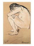 Sorrow Giclee-tryk i høj kvalitet af Vincent van Gogh