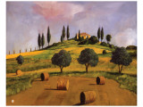 Tuscan Hillside Giclee Print by Judith D'Agostino Tuscan Hillside Giclee Print by Judith D'Agostino