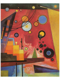 Heavy Red Giclee Print by Wassily Kandinsky