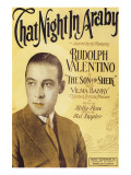 That Night in Araby, Rudolph Valentino Lámina giclée