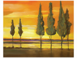 Sunset at Water's Edge Giclee Print by Judith D'Agostino