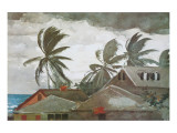 Hurricane, Bahamas, c.1898 reproduction procédé giclée par Winslow Homer
