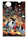 Power Pack: Day One 4 Cover: Zero-G, Mass Master, Lightspeed and Energizer Prints by Gurihiru Unknown