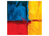 Abstract Composition in Blue Premium Giclee Print by Carmine Thorner