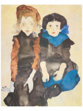 Two Girls Giclee Print by Egon Schiele Two Girls Giclee Print by Egon Schiele