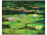 Lilly Pads I Giclee Print by Jerrie Glasper