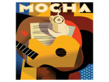 Cubist Mocha I Premium Giclee Print by Eli Adams