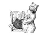 The Story of The Three Bears Premium Giclee-trykk av Leslie Brooke
