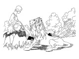 The Lion in Love reproduction procédé giclée par Charles Robinson