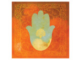 Guilded Hamsa I Giclee Print