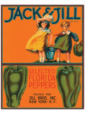 Jack & Jill Brand Selected Florida Peppers Giclee Print