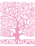 Pink Tree of Life Premium giclée print van Gustav Klimt