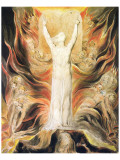 God Writing the Commandments Boards Giclee Print by William Blake