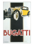 Bugatti reproduction procédé giclée par René Vincent