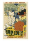 Trianon, Concert Grand Jardin De L'Elysee, Montmartre Premium giclée print van Henri Georges Jean Isidore Meunier Trianon, Concert Grand Jardin De L'Elysee, Montmartre Premium giclée print van Henri Georges Jean Isidore Meunier