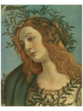 Minerva (detail) Lámina giclée de primera calidad por Sandro Botticelli