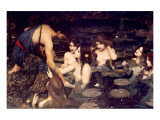Hylas and Nymphs Giclée-Premiumdruck von John William Waterhouse