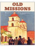 Old Missions Giclee-tryk i høj kvalitet Old Missions Giclee-tryk i høj kvalitet