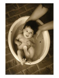 The Bath Giclee Print by Linda Johnson