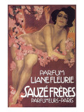 Parfum Liane Fleurie Sauze Freres reproduction procédé giclée