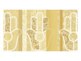 Chantilly Hamsa Premium giclée print