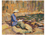 My Wife, Sackville River reproduction procédé giclée par Arthur Lismer