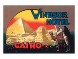 Windsor Hotel, Cairo Giclee-tryk i høj kvalitet