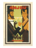 Anjou Vins Mousseux reproduction procédé giclée