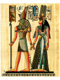 Horus and Nefertiti Lámina giclée de primera calidad Horus and Nefertiti Lámina giclée de primera calidad