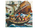 La Perte Du Pe?trel Giclee-tryk i høj kvalitet